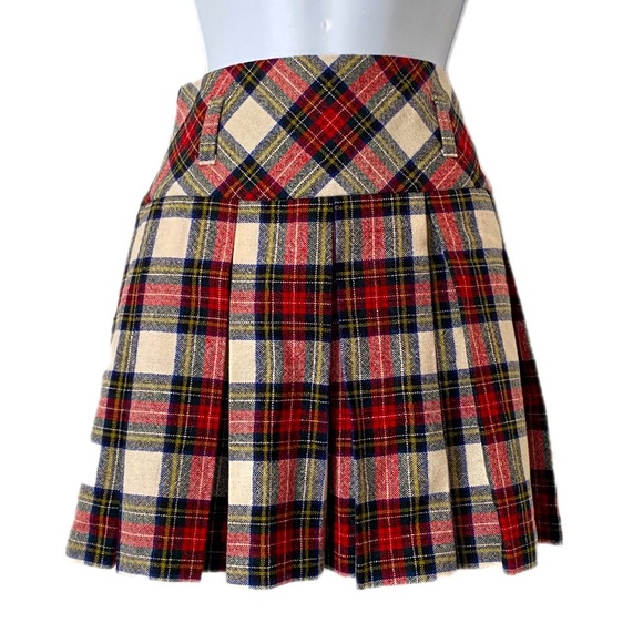 The Scotch House Dresses & Skirts - 100% Wool The Scotch House Marchbrae Plaid Pleated Skirt Made in Edinburgh US 8
